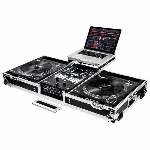 Odyssey FLIGHT ZONE RANE SEVENTY-TWO AND TWELVE SYSTEM LOW PROFILE (1-TIER) GLIDE STYLE  DJ COFFIN WITH WHEELS
