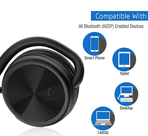 BESIGN SH03 Bluetooth Sports Headphones, Wireless Stereo Running Earphones for Music Streaming and Handsfree Calling, 25 Hours M