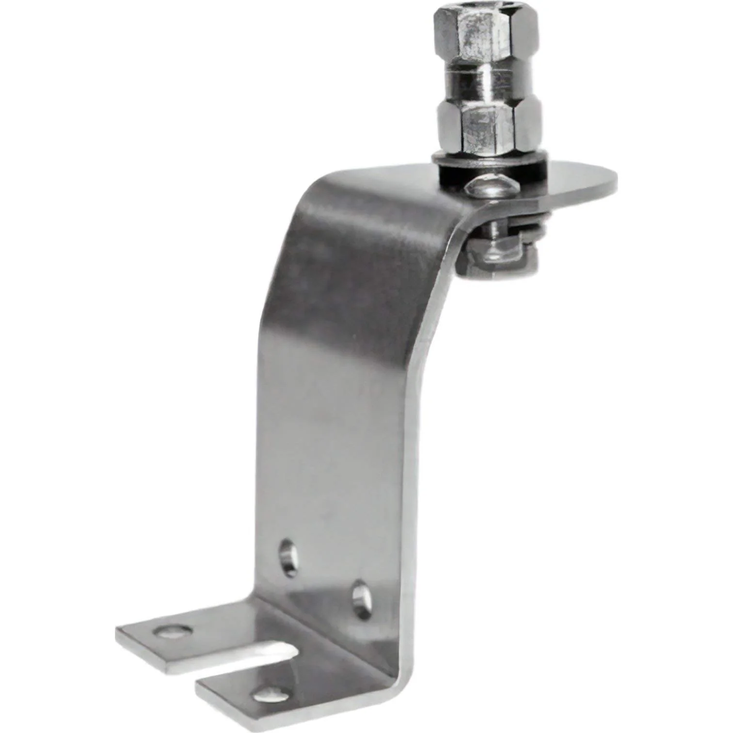 Accessories Unlimited AUF2-L Stainless Steel Hood channel Mobile Antenna Mount for Ford F250 F350