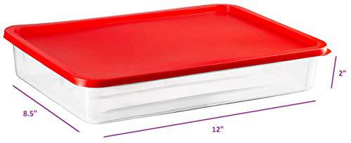 Zilpoo 2 pack - zilpoo plastic bacon keeper, deli meat saver cold cuts cheese food storage container with lid for refrigerator, shal