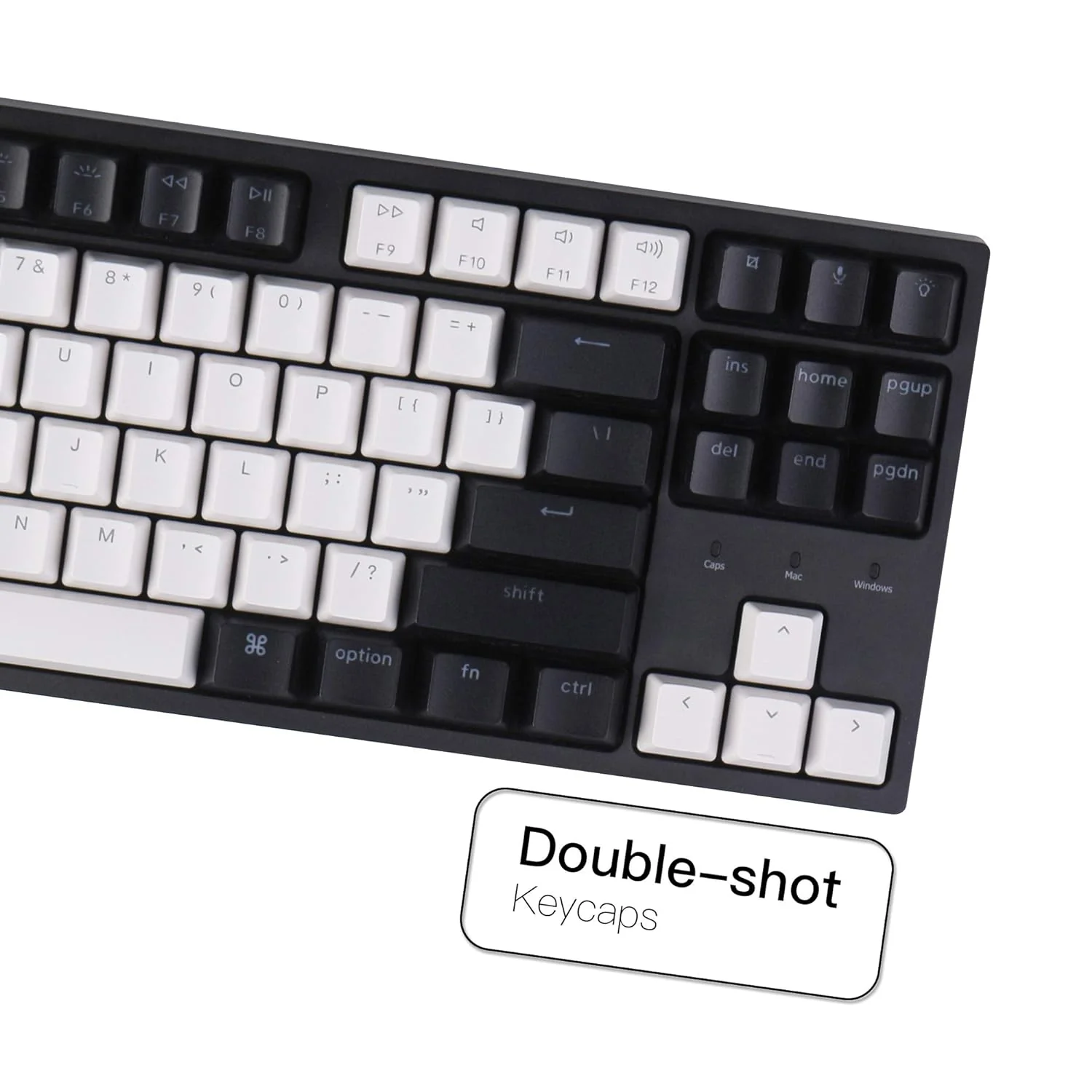 Zell Electronics Zell C1 Hot-Swappable Wired Mechanical Keyboard With Gateron G Pro Red Switch/Double-Shot Abs Keycaps/White Backlight/Usb Typ…