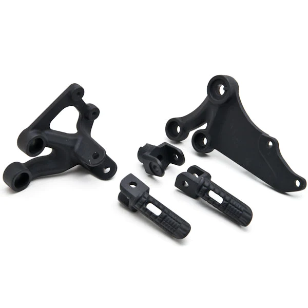 Krator (Front) Foot Rests Assembly Kit Compatible with Suzuki GSXR 600 2006-2010 / GSXR 750 2006-2008 Frame Fitting Stay Footrests Step