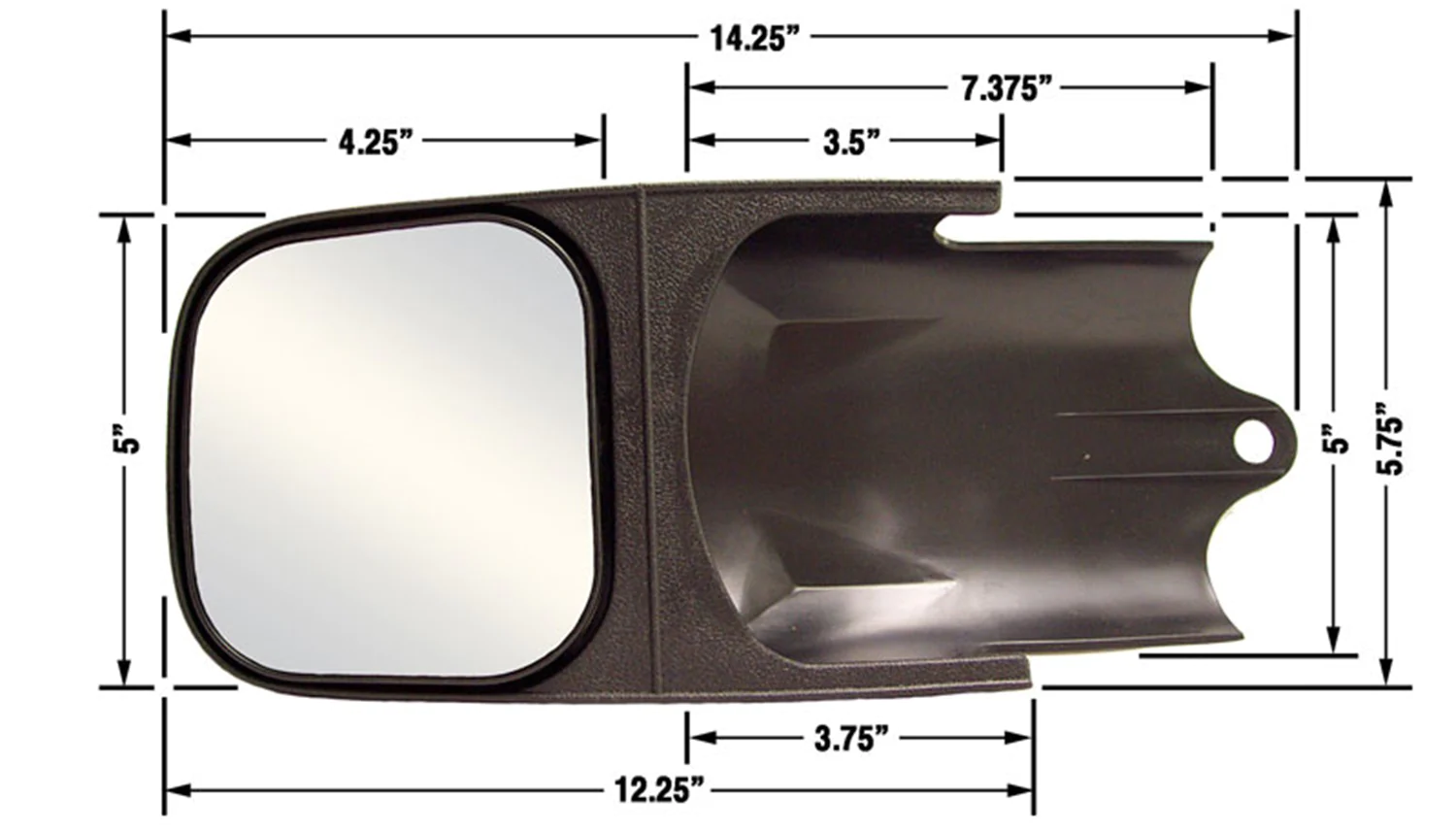 CIPA Mirrors 11000 Custom Towing Mirror
