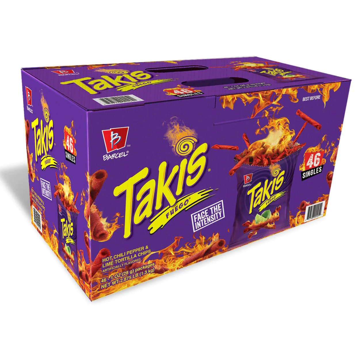 Takis GRUPO BIMBO 757528044251 Takis® FOOD,TAKIS FUEGO,46-1OZ 757528044251