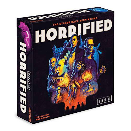 ravensburger horrified: universal monsters strategy board game for ages 10 &a; up