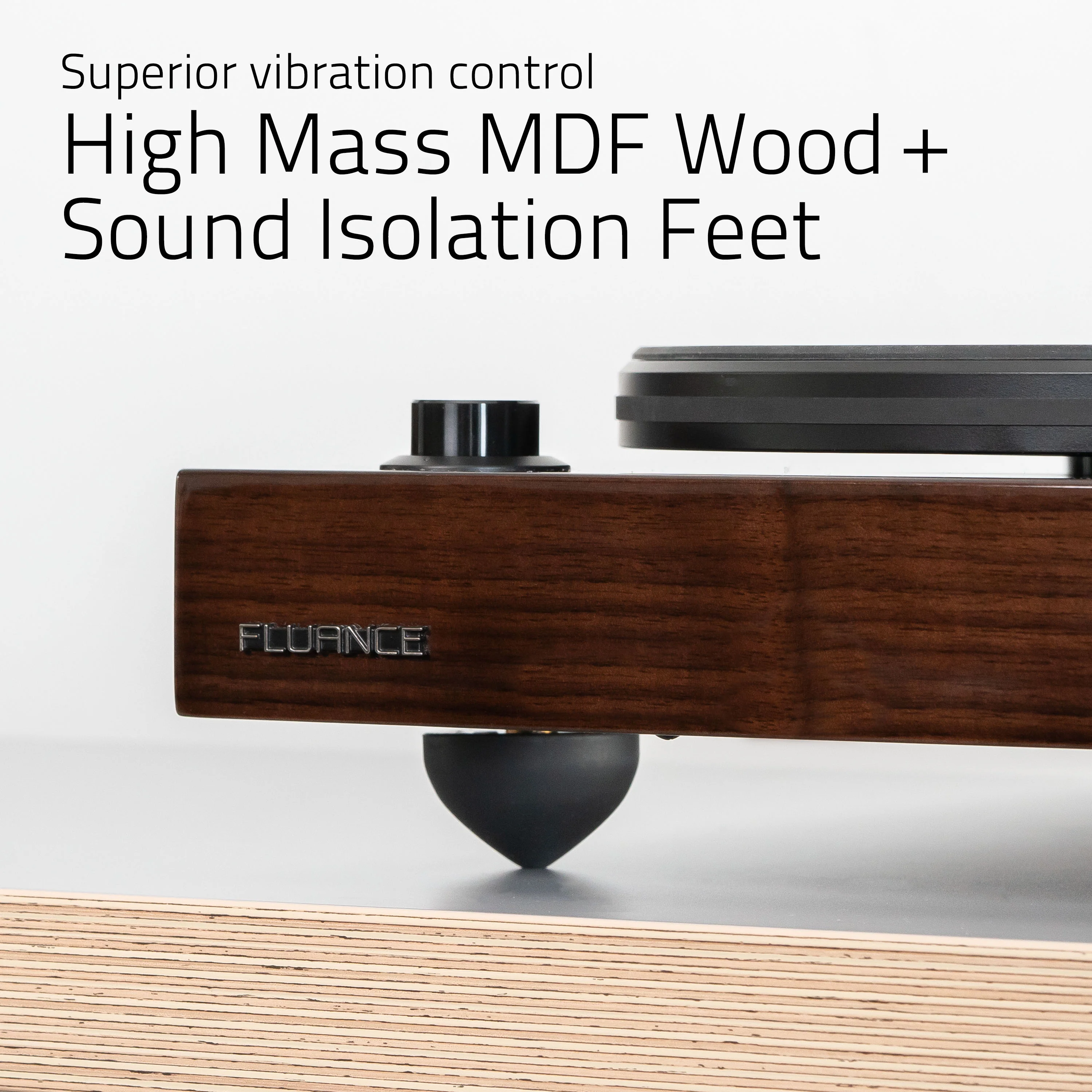 Fluance RT84 Reference High Fidelity Vinyl Turntable, PA10 Phono Preamp and Ai61 Powered 6.5