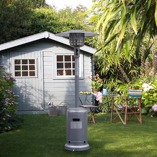 ConvenienceBoutique Garden Outdoor Patio Heater Propane Standing LP Gas Steel w/accessories