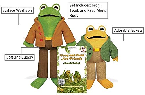 YOTTOY Classic Collection | Frog and Toad Plush Friends Gift Set