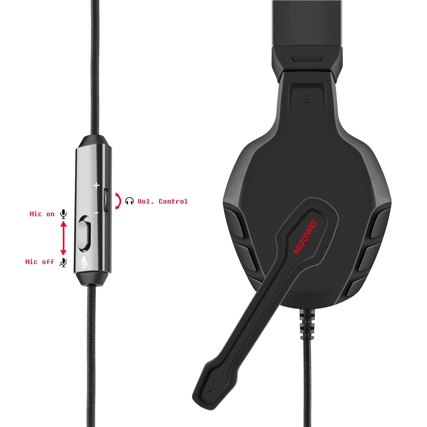 Zell Electronics Zell 3.5Mm Gaming Headset For Pc, Ps4, Ps5, Laptop, Xbox One, Mac, Ipad, Switch/ Computer Game , Over Ear Flexible Microphone…