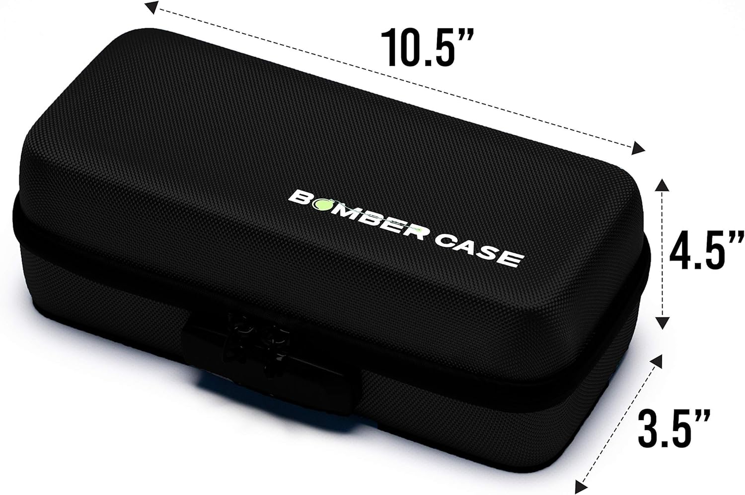 BOMBER CASE - Combination Lock Box - Smell Proof Stash Case - Customizable Padded Interior - Flexible Construction and Odor Proof Locking Z