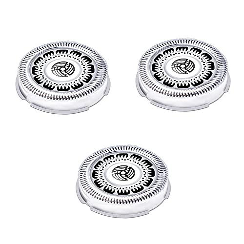 Piwerod sh60 replacement heads for series 6000 shavers by piwerod, sh60/72 shaving heads compatible with ph-ilips norelco models s681