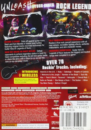 Activision Guitar Hero III - Game Only (Xbox 360)