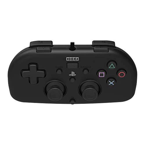 Hori PS4 Mini Wired Gamepad (Black) by HORI - Officially Licensed by Sony
