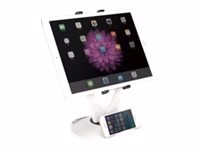 AIDATA CORP CO LTD Aidata USA US-5025W Deluxe Tablet &a; iPad Pro Station with Smart Phone Slot, White - Case of 10