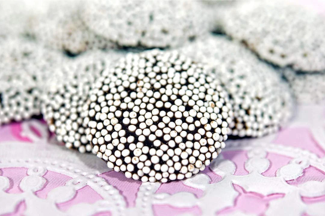 It&s;s Delish Mini Chocolate White Nonpareils , 5 lbs Bulk Kosher Parve