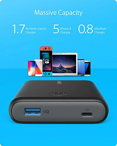 Anker Play [Power Delivery] Anker PowerCore 13400 Nintendo Switch Edition, The Official 13400mAh Portable Charger for Nintendo Switch, for