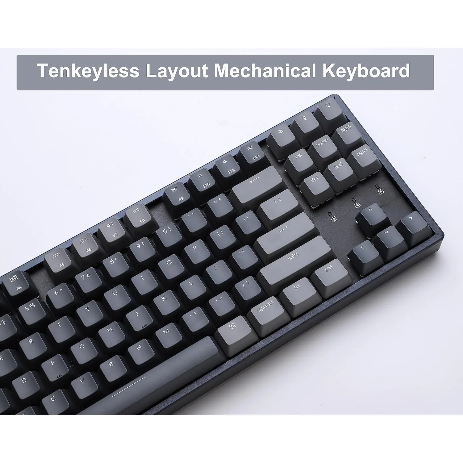 Zell Electronics Zell K8 87 Keys Wireless Mechanical Keyboard, 80% Layout Bluetooth Tkl Tenkeyless Rgb Backlight With Gateron G Pro Red Switch…