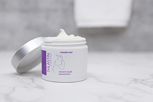 TriLASTIN Maternity Stretch Mark Prevention Cream (4 oz.) | All-Natural Scar Remover for Pregnant Women | Pregnancy and Postpart