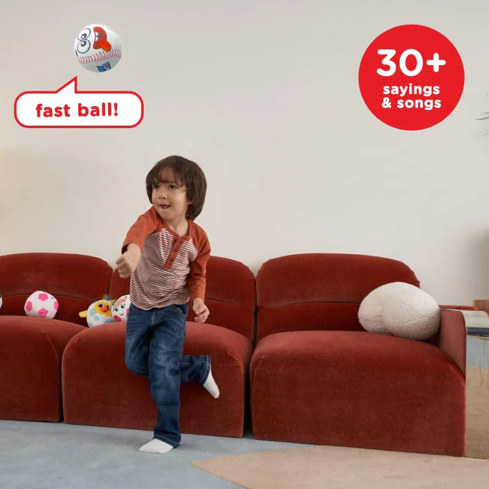 move2play, hilariously interactive toy baseball with music and sound effects, ball for toddlers, birthday gift for boys and g