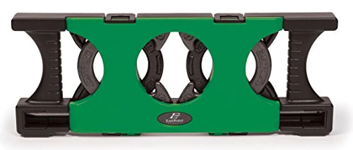 EastPoint Sports Official Weight Horseshoe Set with Molded Case - Features Solid Steel Stakes and Portable Carry Caddy