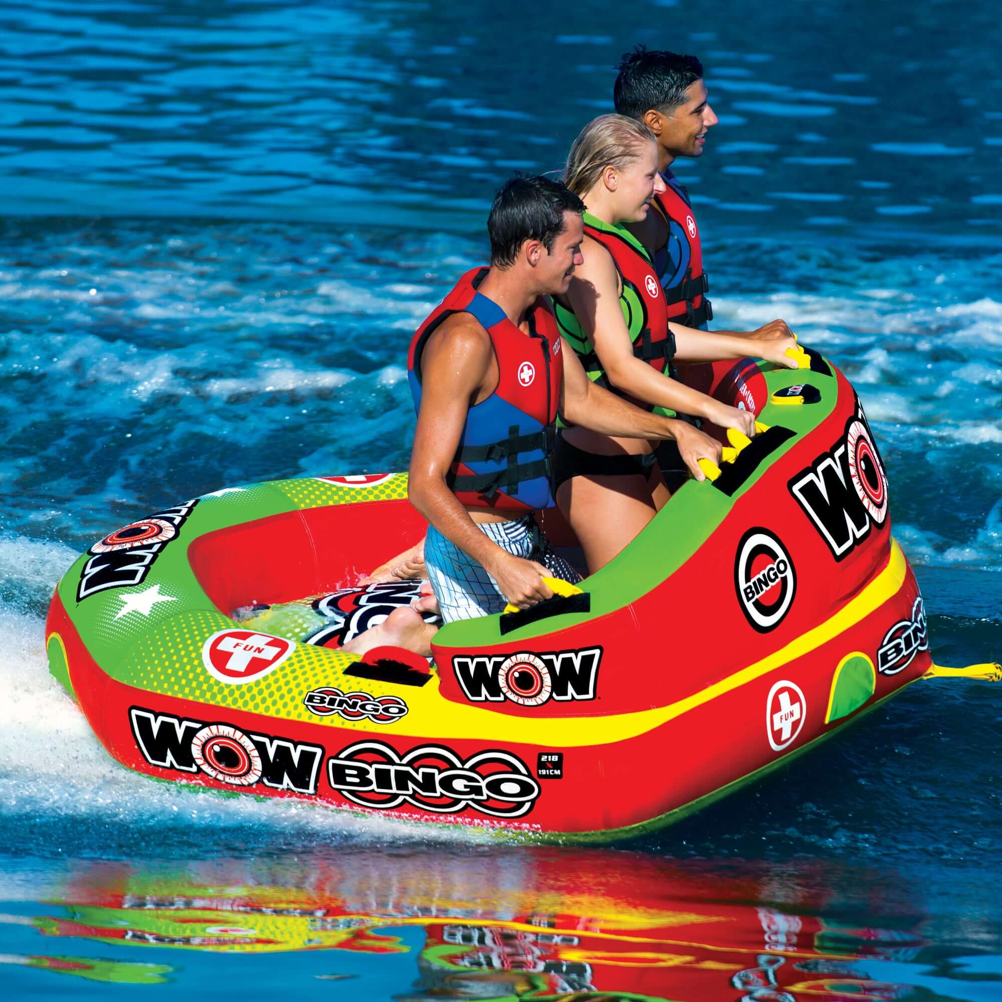 WOW World of Watersports WOW Sports Bingo 1-3 Person Towable Water Tube