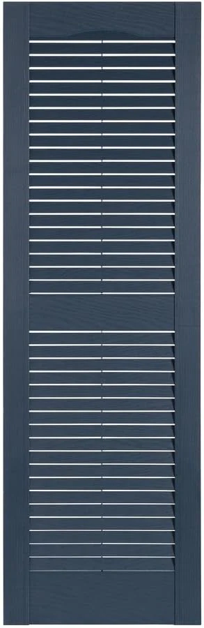 Perfect Shutters Premier Louver Exterior Decorative Shutter, 15