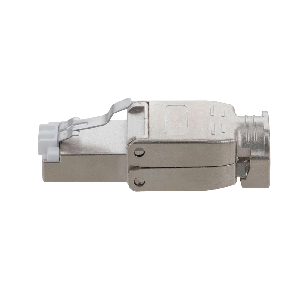 NavePoint CAT6A Shielded Toolless  RJ45 Plug with metal batch, 20 pack