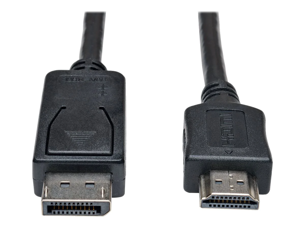 Tripp Lite DisplayPort to HDMI Cable Adapter (M/M), 6 ft., Black