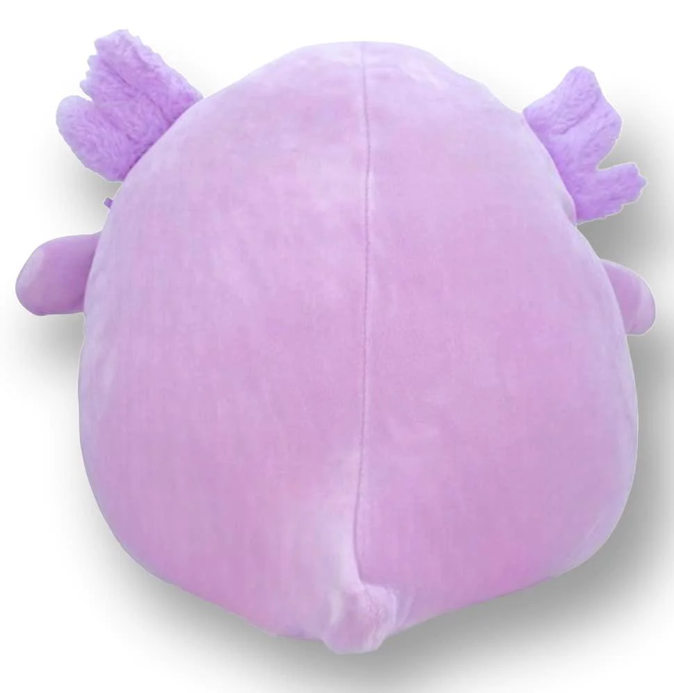 squishmallows 7 inch purple monica axolotl plush - easter squad stuffed animal toy