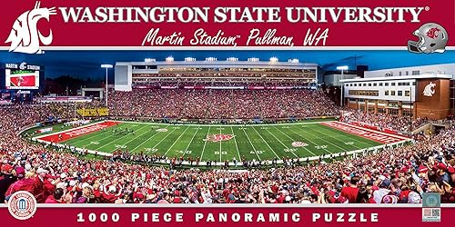 MasterPieces 1000 Piece Sports Jigsaw Puzzle - NCAA Washington State Cougars Center View Panoramic - 13