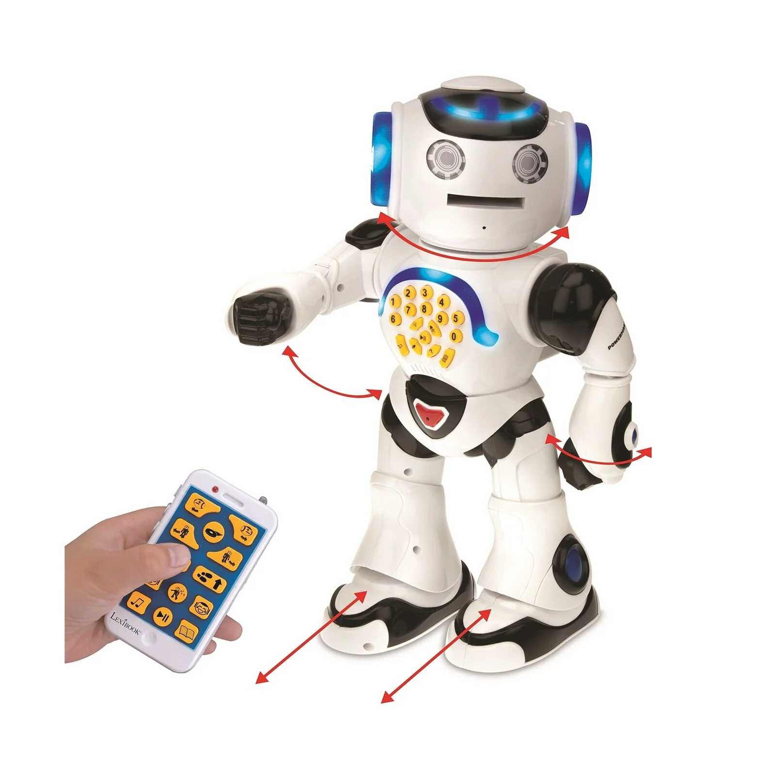 GCP Products Powerman - Remote Control Walking Talking Toy Robot, Dances, Sings, ...