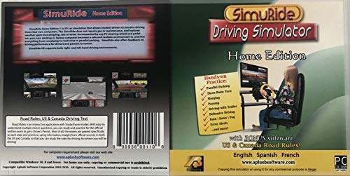 SimuRide Driving Simulation and Road Rules Test Preparation - 2021 SimuRide Home Edition - Driver Education [Interactive DVD]