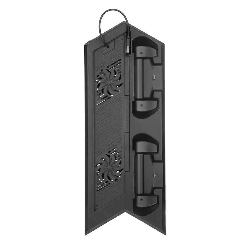 Great Choice Products Ps4 Cooling Station Vertical Stand 2 Controller Charging Dock For Playstation 4