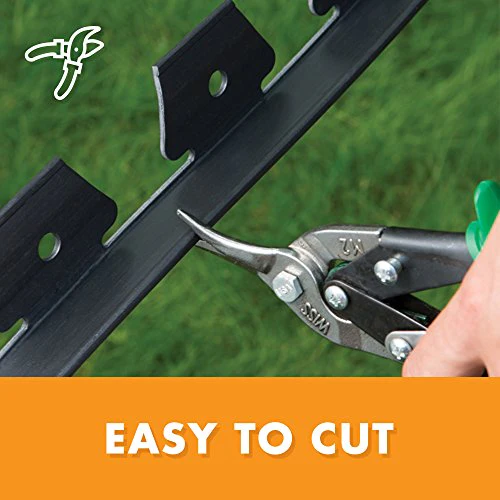 EasyFlex 3000-40C-4 No-Dig Landscape Edging Kit, 40 Foot, Black