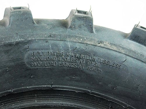 MASSFX One Pair of MASSFX P377 ATV/UTV Rear Tires 25x10-12 Rear Set of 2 25x10x12