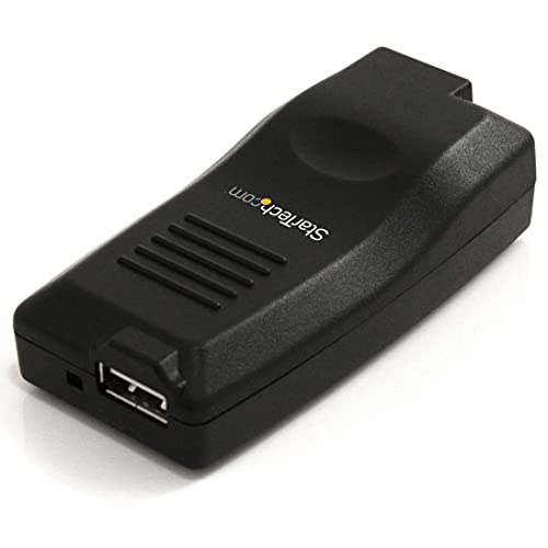 StarTech.com 10/100/1000 Mbps Gigabit 1 Port USB 2.0 over IP Device Server Adapter - USB Ethernet Over LAN Network Printer Conve