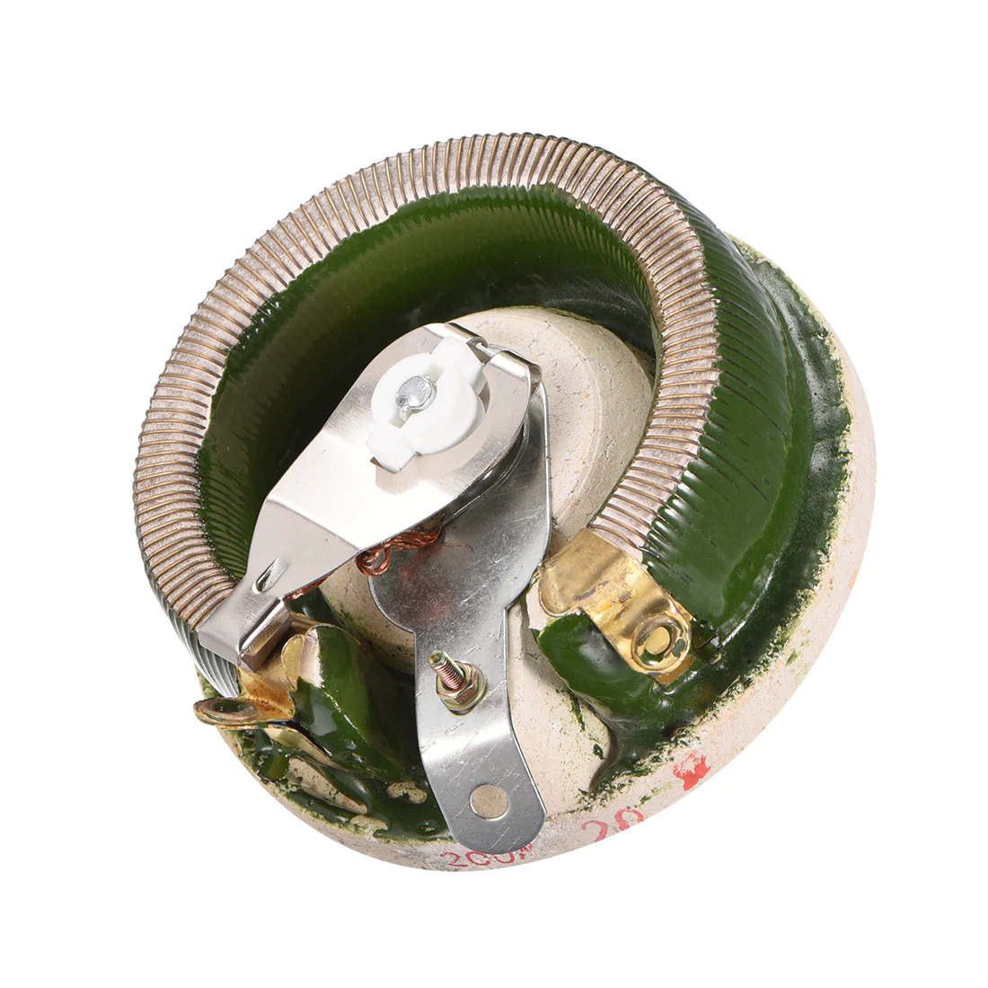 Unique Bargains 200W 20R Ohm Wirewound Ceramic Potentiometer Variable Rheostat Resistor W Knob