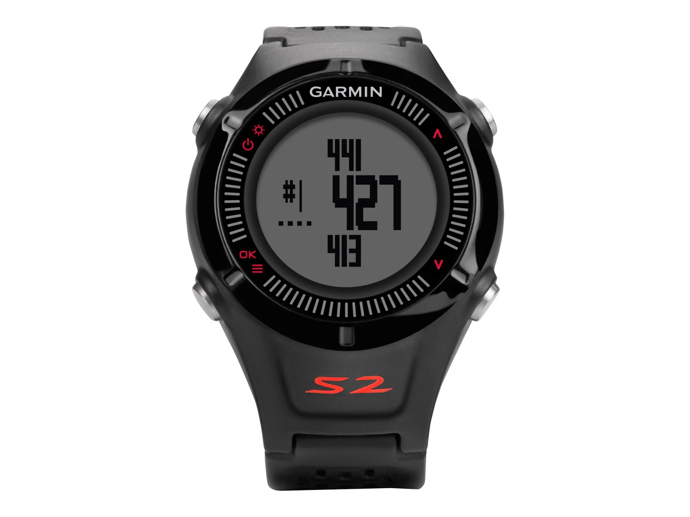 Garmin Approach S2 Golf GPS Watch Black/Red (Worldwide Edition)