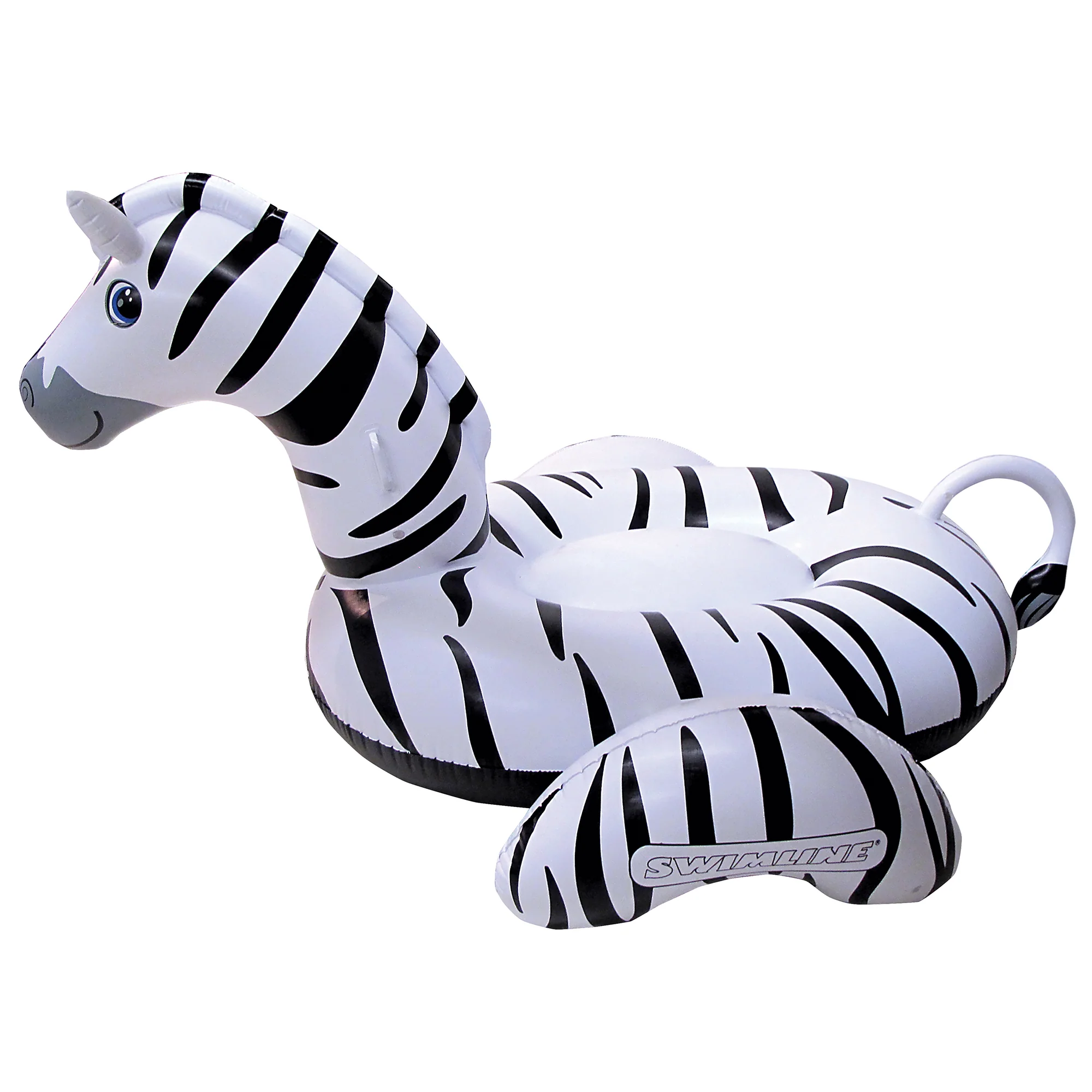 Swimline Giant 97-in Inflatable Zebra Ride-on Pool Toy