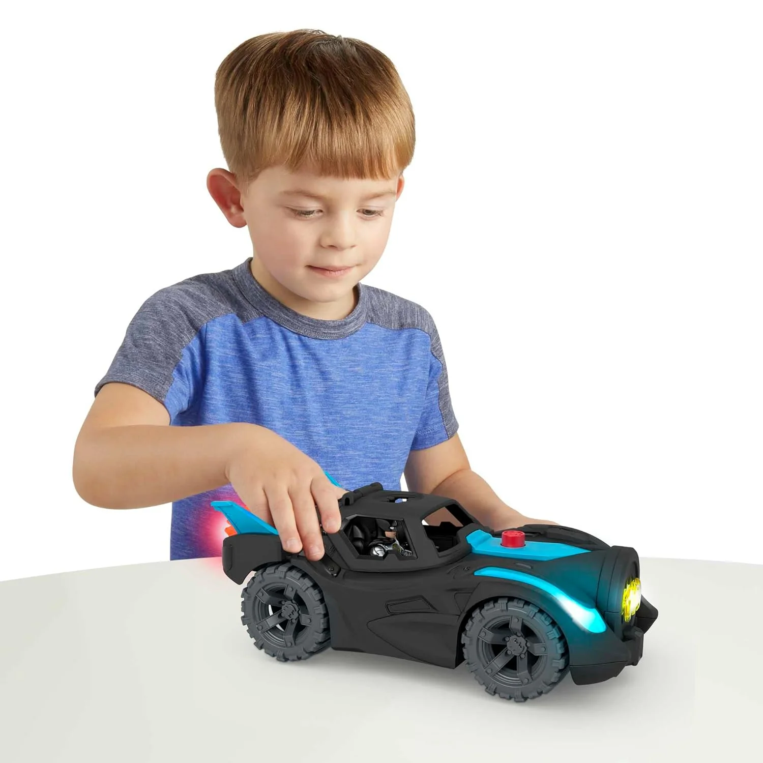 GCP Products Imaginext Dc Super Friends Batman Toys, Lights &a; Sounds Batmobile With Batman Figure For Preschool Pretend Play Ages 3-8 Year…