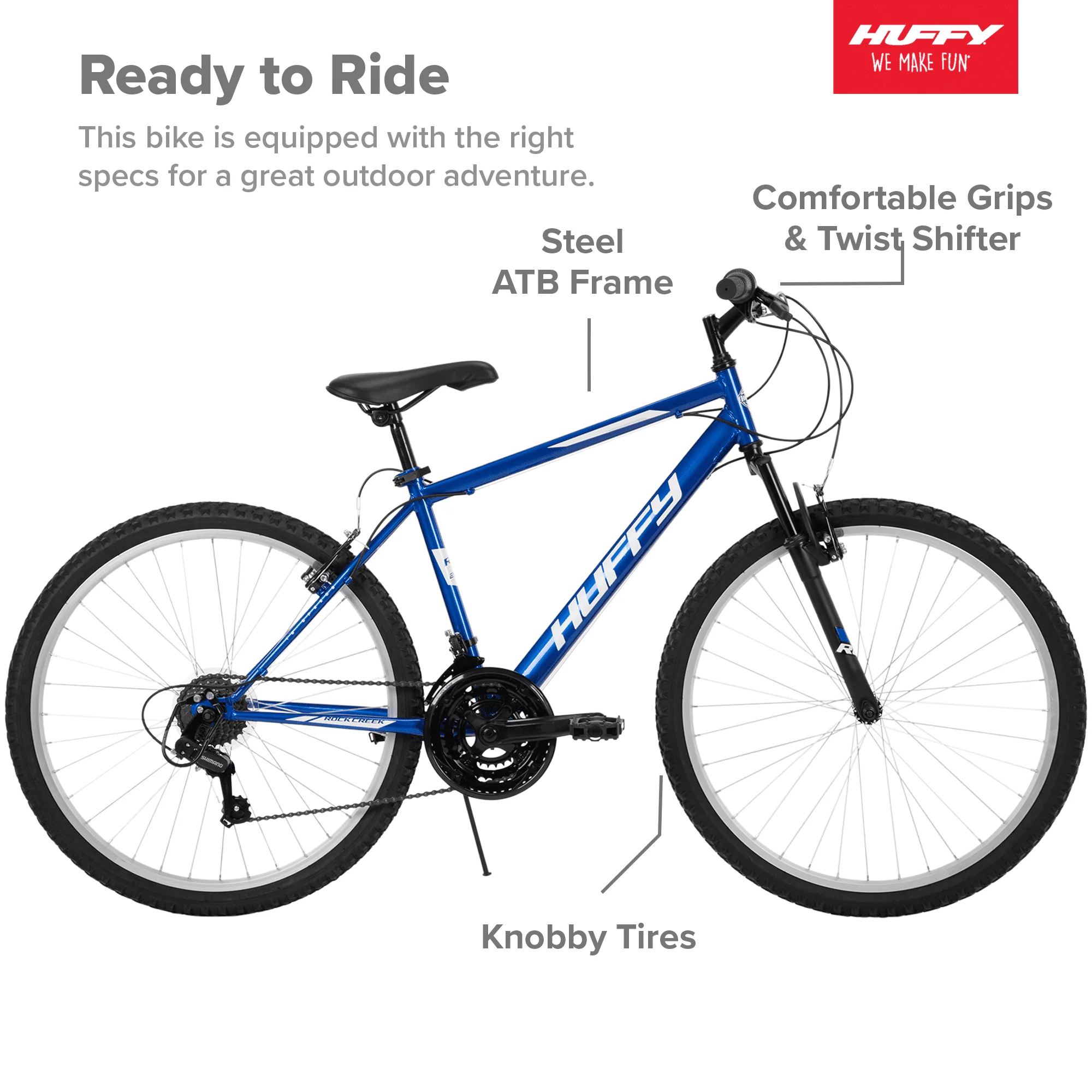 26-inch Rock Creek Men's Mountain Bike, Blue