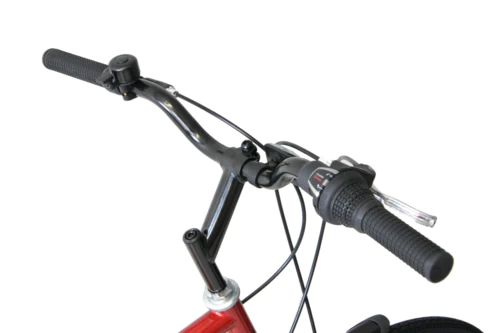 Professional City 700c Mens Hybrid 6 Speed 18" Frame Red Commute Bike Bicycle