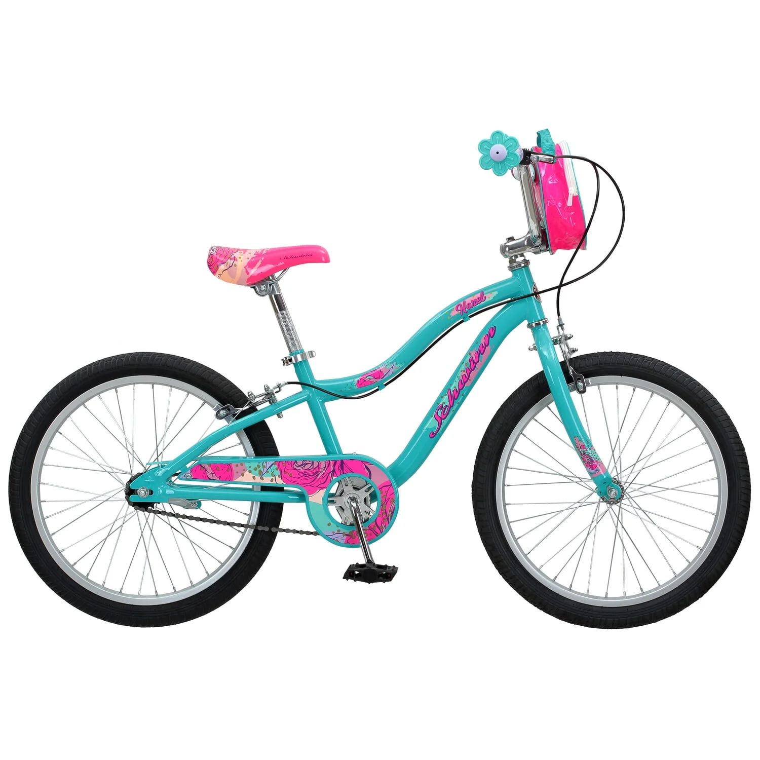 Schwinn Hazel Kids Bike, Single Speed, 20-Inch Wheels, Teal