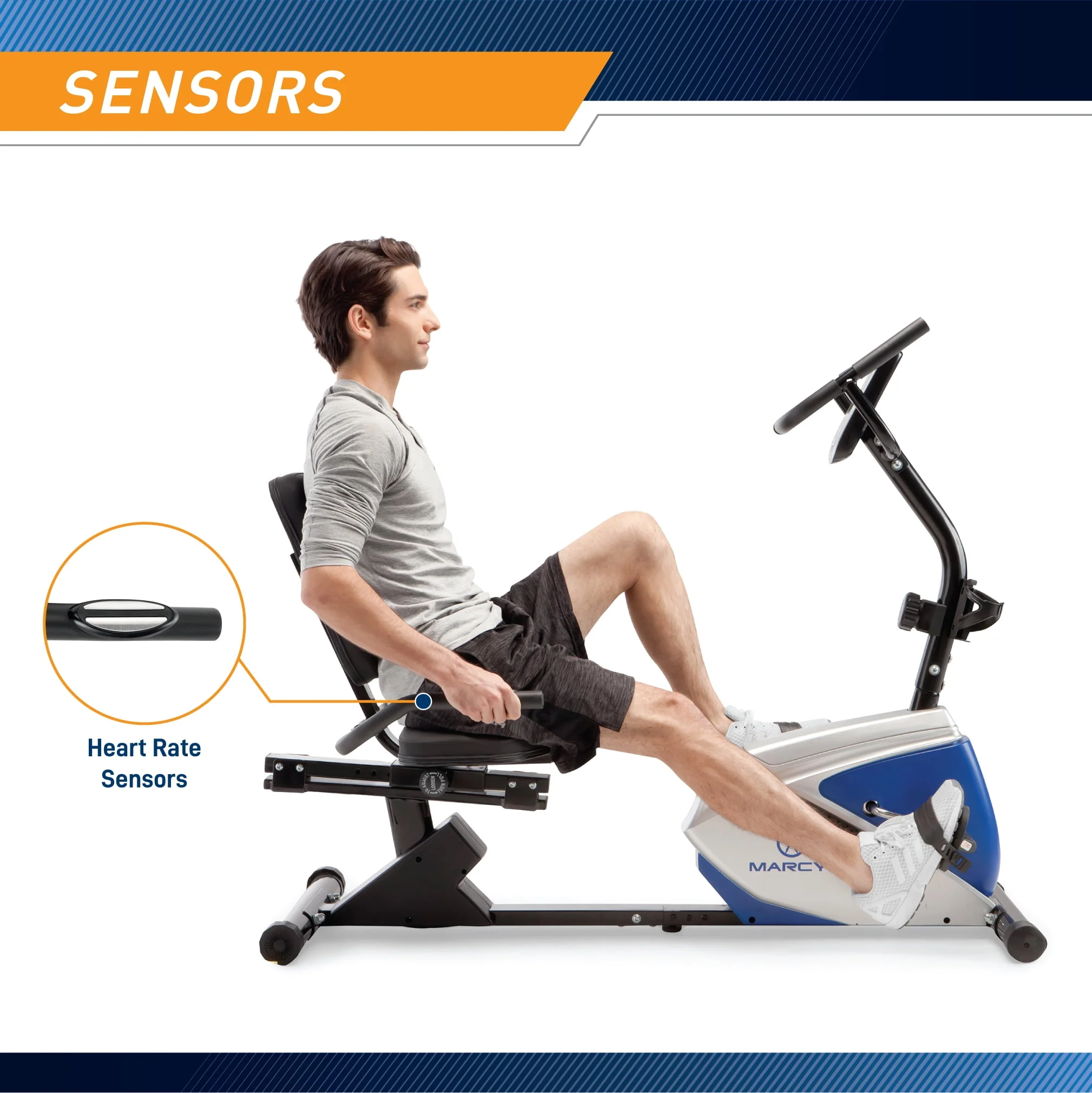 Marcy Magnetic Recumbent Bike ME-1019R