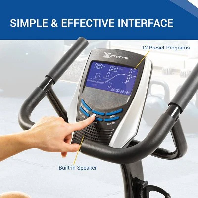 XTERRA Fitness SB250 Recumbent Exercise Bike - Black
