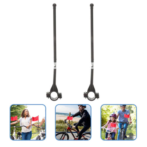 Flagpole Bike Mount Desk Stand Handlebar Rack Luggage