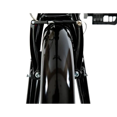 ZiZZO Via 7-Speed Aluminum 20" Folding Bike - Black