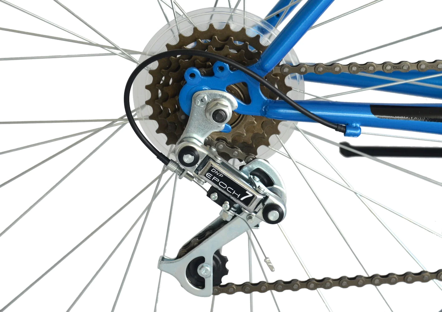 Titan Pioneer 18-Speed Steel Men's Mountain Bicycle, Blue