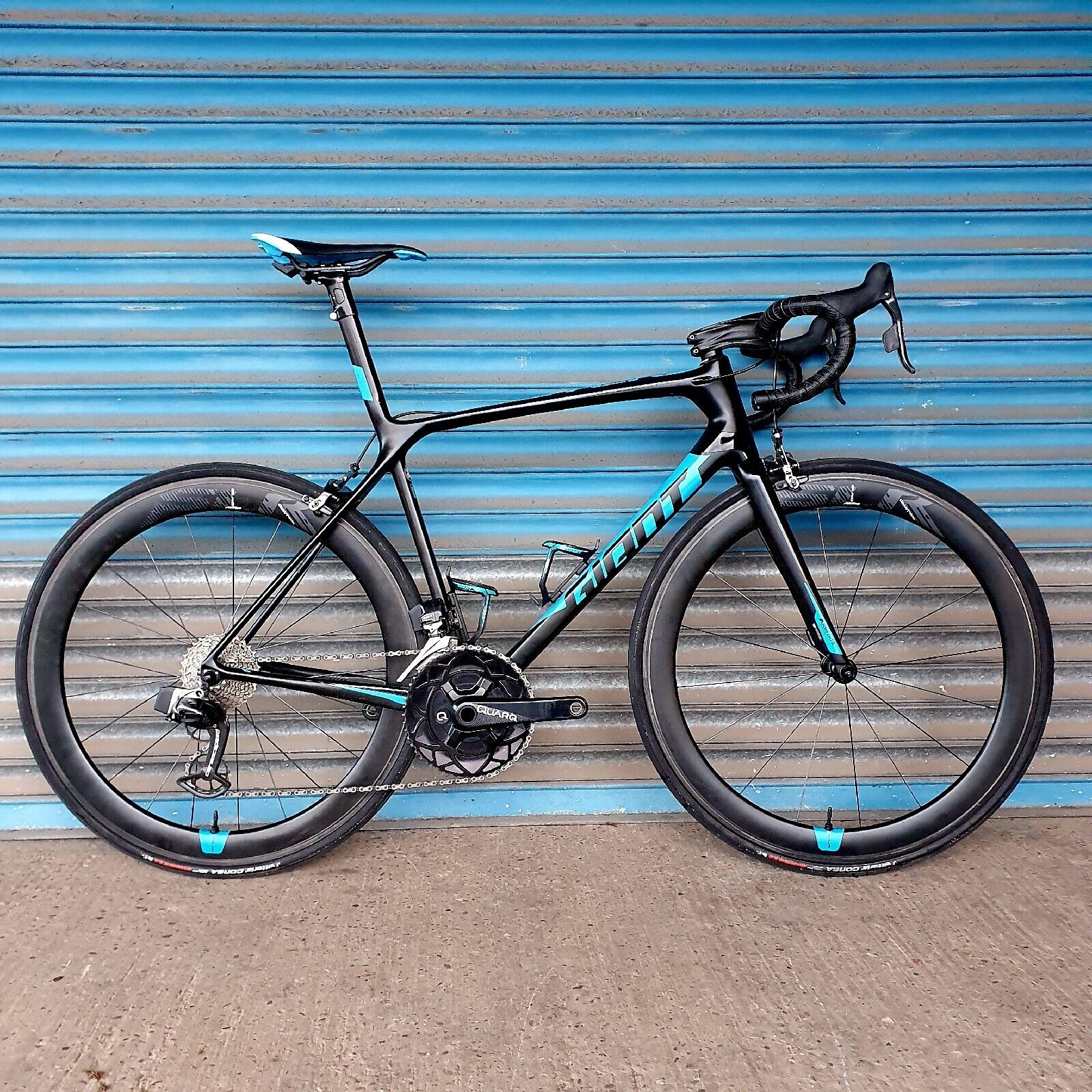Giant TCR Advanced SL 0 SRAM RED eTap Carbon Road Bike - Quarq - Ceramic Speed