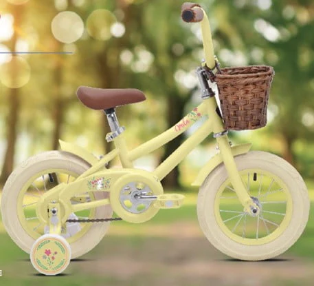 Bicycle 12-inch Girls Mila Child Bicycle, Yellow
